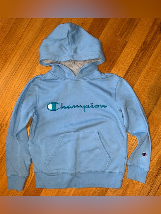 Champion Other - Champion Kids Sky Blue Hooded Pullover Sweatshirt